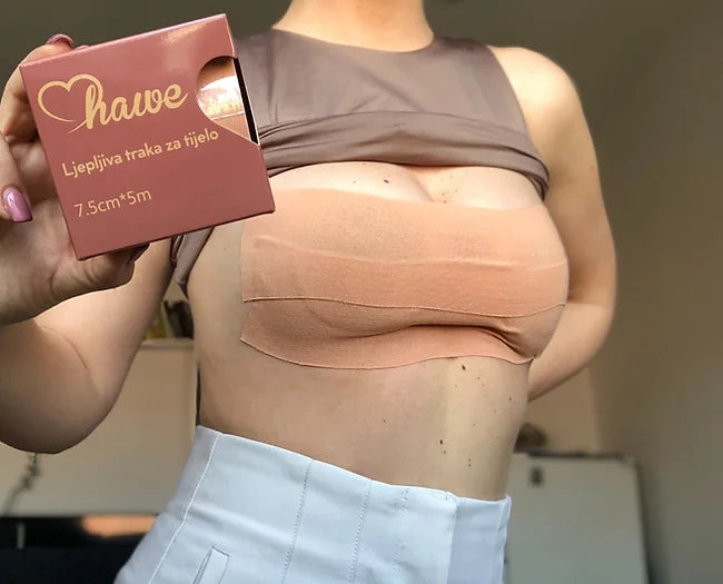 Traka za grudi boja kože
